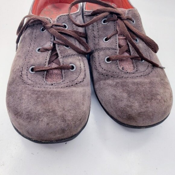 Merrell Rosella Coffee Bean Brown Suede Leather Oxford Shoes Women's Size 7 - Picture 6 of 12